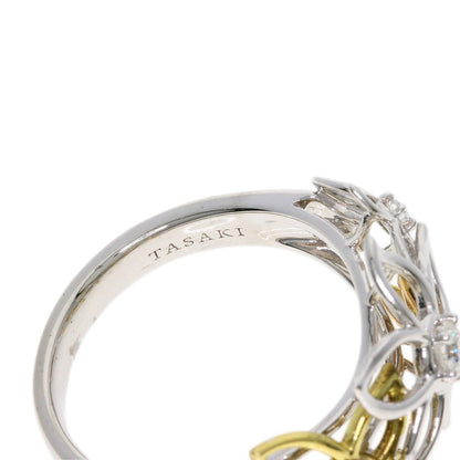 Tasaki   Ring Diamond Flower Motif K18 Yellow
