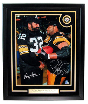 Franco Harris/Jerome Bettis Signed 16X20 Photo