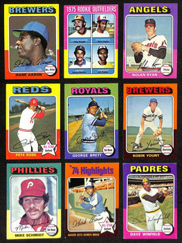 1975 Topps Baseball Card Complete Set (1-660)