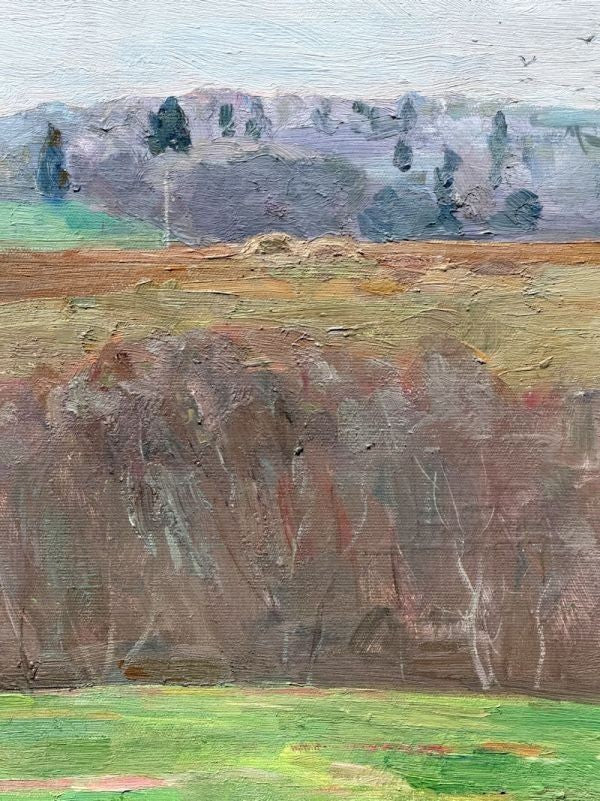 Nikolai Novikov First Spring 1974 Original Soviet Russian Oil Painting Horses
