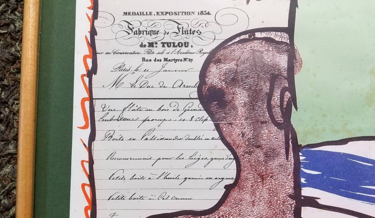 Pierre Alechinsky 1980 Galerie Maeght Exhibition Poster Framed Vintage France