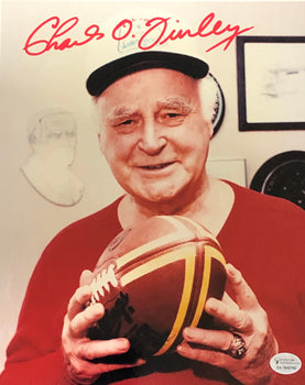 Charles O. Finley Autographed 8X10 Photo
