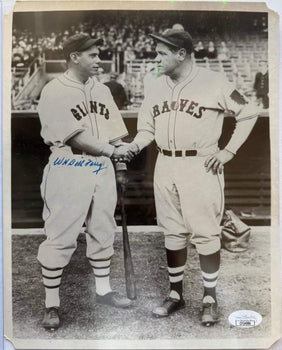 Bill Terry Autographed Giants 8X10 Baseball Photo