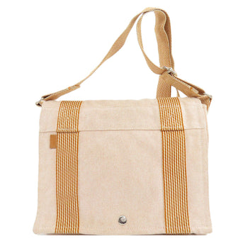 HERMES   Shoulder Bag fool toe bassas Canvas