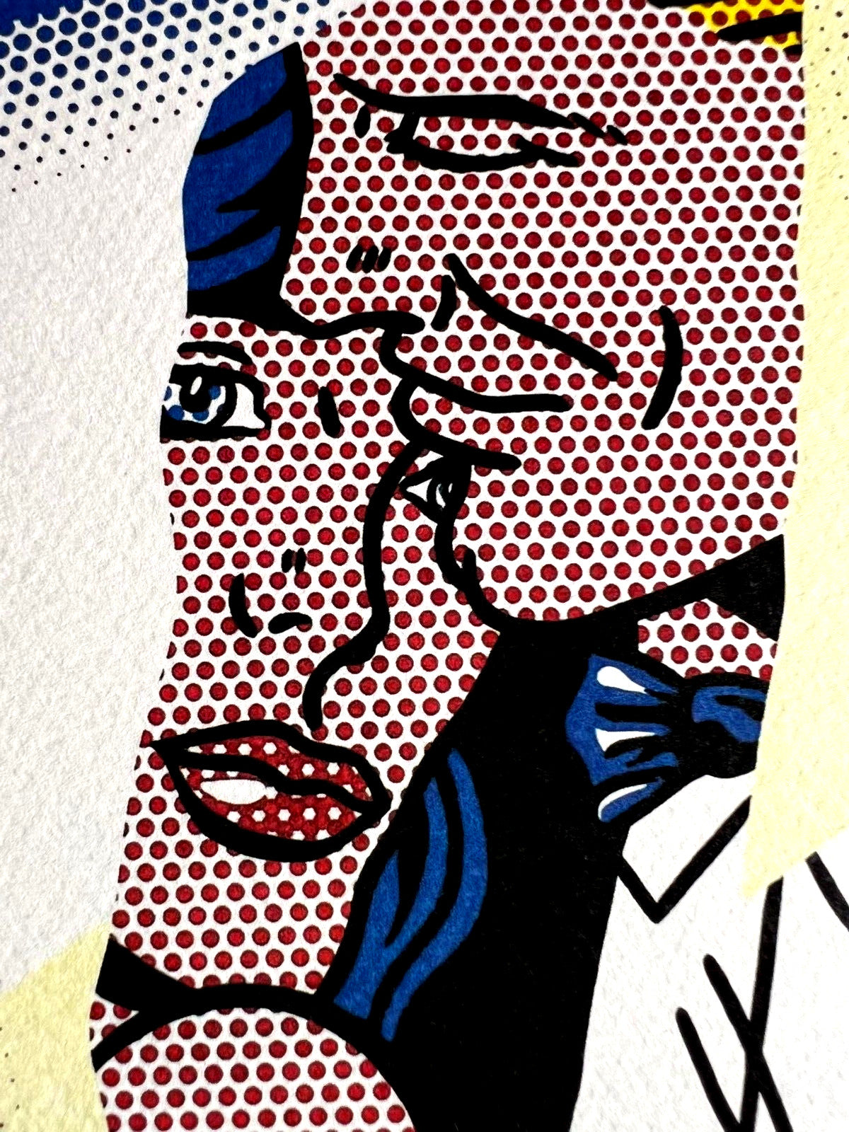 Roy Lichtenstein Lithograph Coa: Hand Numbered 275 Exe