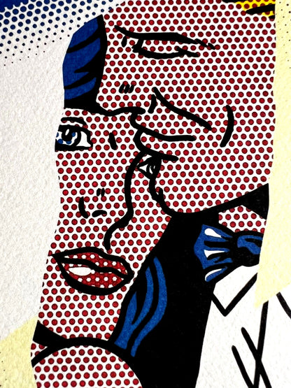 Roy Lichtenstein Lithograph Coa: Hand Numbered 275 Exe