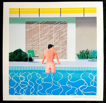 David Hockney - Lithograph Coa Original Signed Numbered By Hand Limited