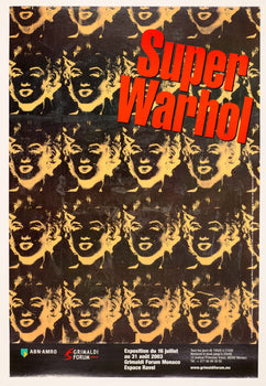 Super Warhol Andy Warhol Retrospective In Monaco 2003 20 Marilyns On Linen