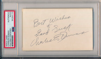Charles Dumas Usa Track Signed/Inscribed 3X5
