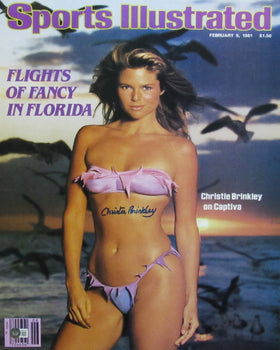 Christie Brinkley Autographed 16X20 1981 Sports