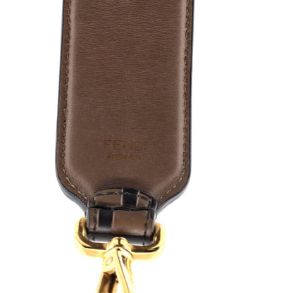 Fendi Strap You Shoulder Strap Zucca Embossed Leather
