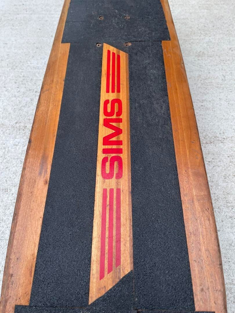 VINTAGE SKATEBOARD SIMS SUPER LIGHT80s