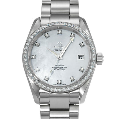 Omega Seamaster Aqua Terra Co-Axial 2509.75 White Men'S Used Watch #21118
