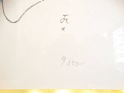 Jean Cocteau (France) Lithograph Signed Framed Print