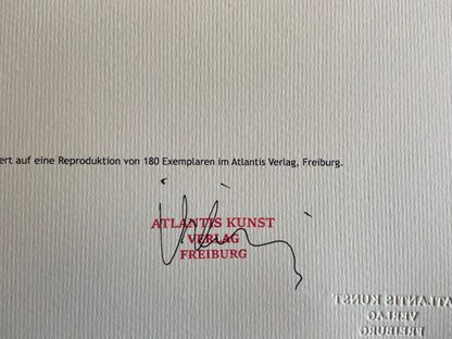 Sonia Delaunay Lithograph Coa Signed Numbered 180 Ex