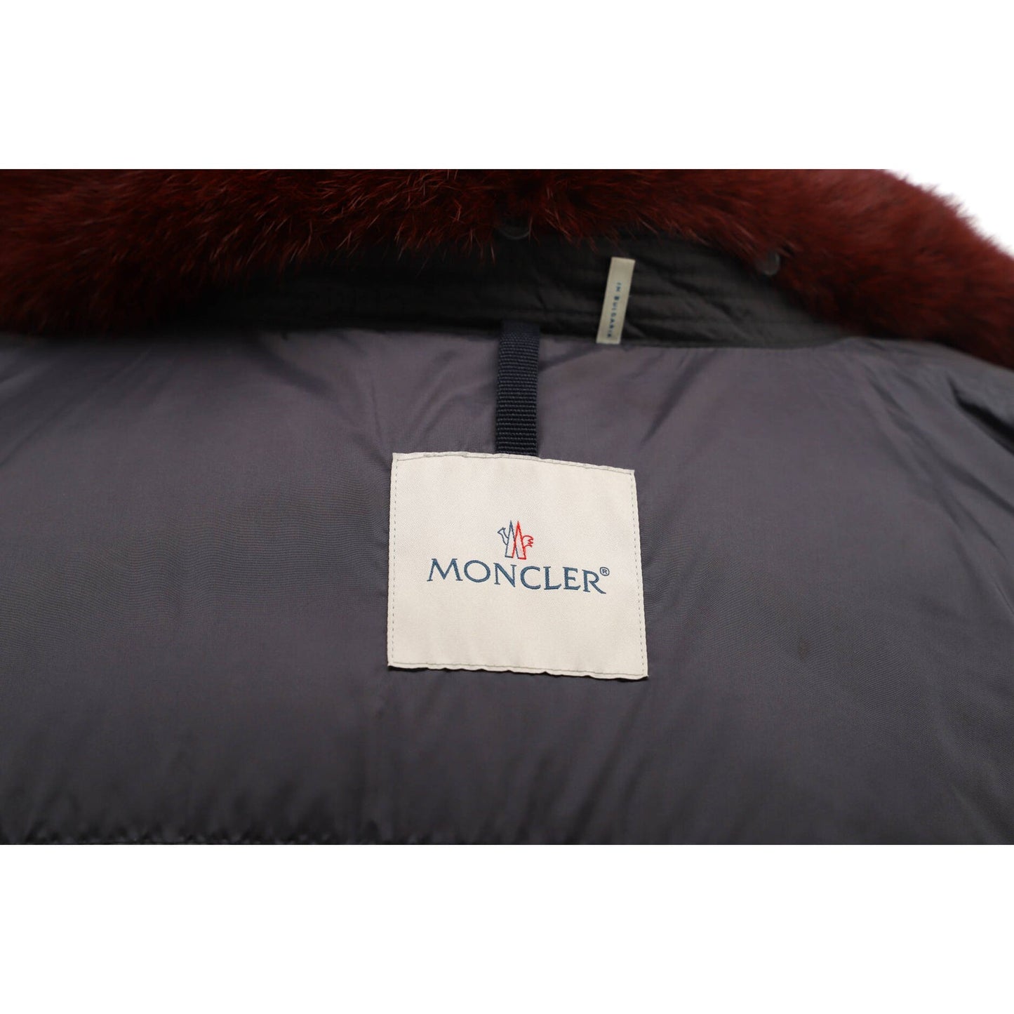Moncler Women'S Indis Puffer Coat Polyamide With Down And Fur