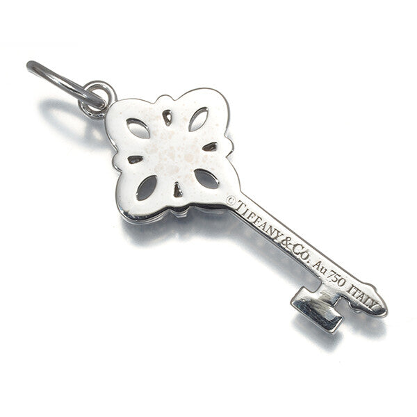 Tiffany&Co. Pendant Victoria Key Diamond Mini 18K