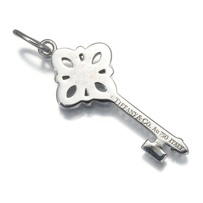 Tiffany&Co. Pendant Victoria Key Diamond Mini 18K