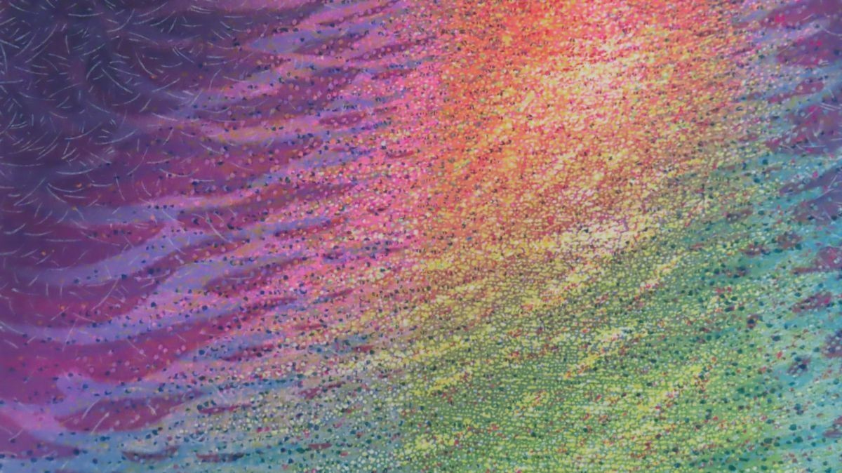 Munenori Makino Woodblock Print "Sea Of Five Colors" 1991 A.P Signed Phone Card