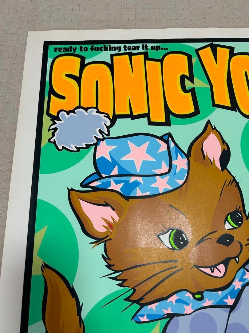 Sonic Youth Silkscreen Poster by Frank Kozik Signed Original 1999
