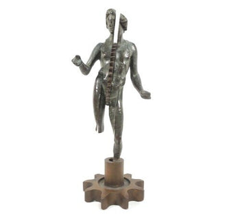 Arman Signed 13In Original Bronze Sculpture