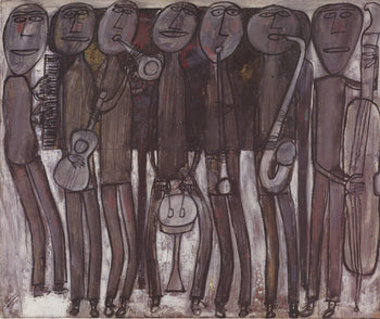 Jean Dubuffet New Orleans Jazz Band (No Text) 