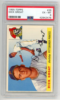 Dick Groat 1955 Topps #26 Psa 6