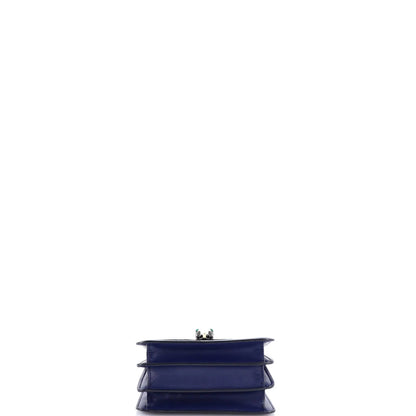 Bvlgari Serpenti Forever Top Handle Bag Leather And Stingray Small