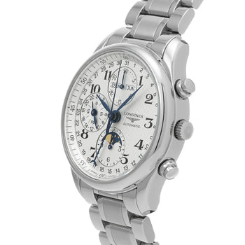 Longines Master Collection L2.673.4.78.6 Silver Men'S Used Watch #4121