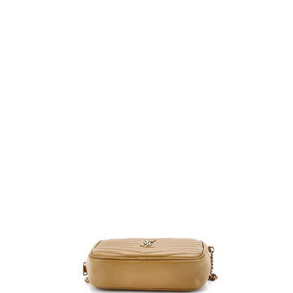 Saint Laurent Lou Camera Bag Matelasse Chevron Leather Mini