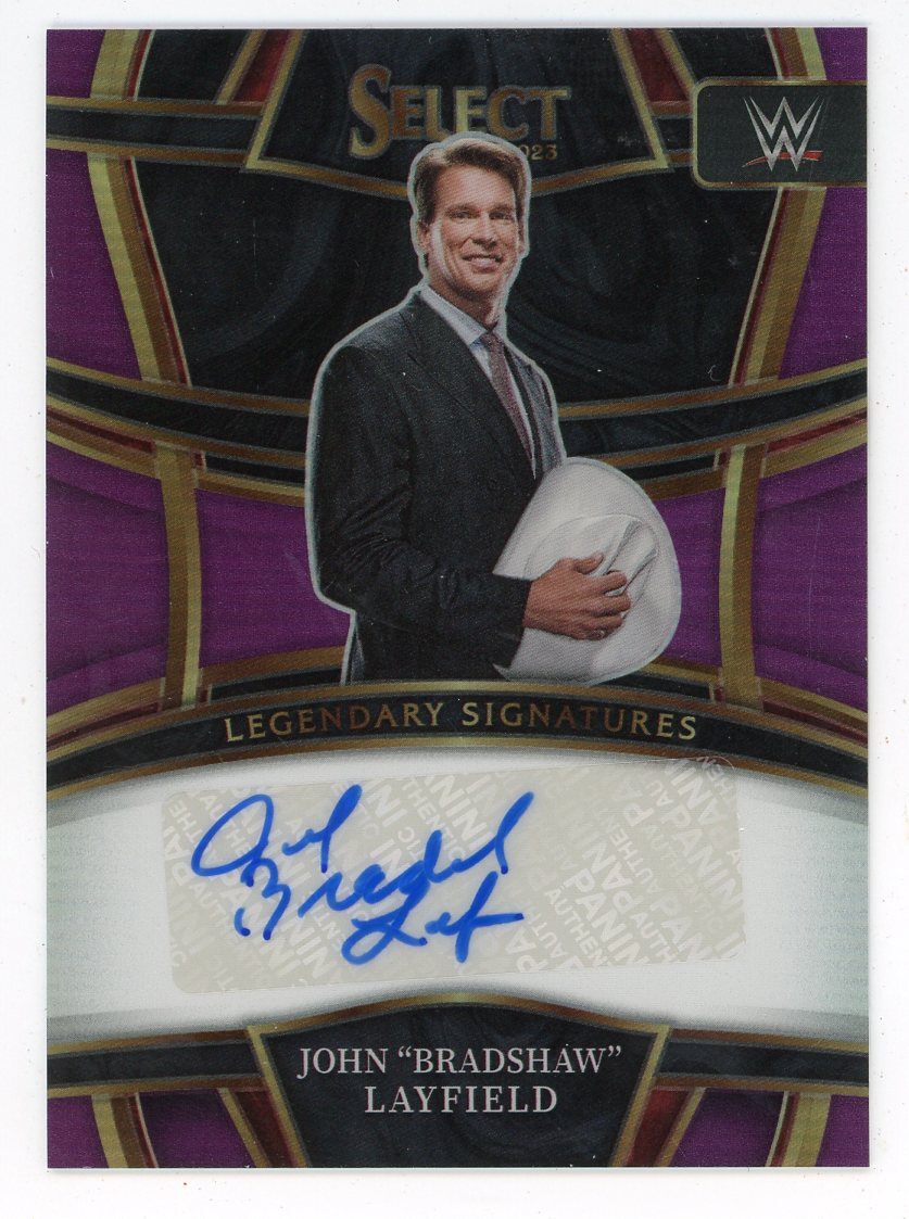 John "Bradshaw" Layfield 2023 Panini Select Autographed #Ls-Jbl