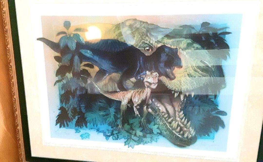 Framed Drew Struzan Lost World GICLEE Edition 30/ 250 Autographed