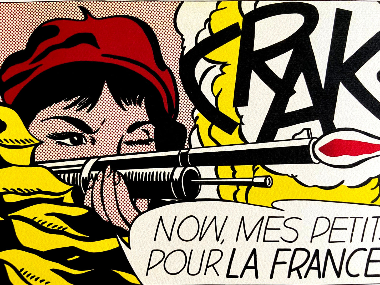 Roy Lichtenstein Lithograph Signed Numbered In Pencil Limited