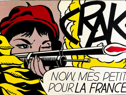 Roy Lichtenstein Lithograph Signed Numbered In Pencil Limited