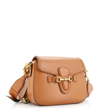 Gucci Lady Web Shoulder Bag Leather Medium