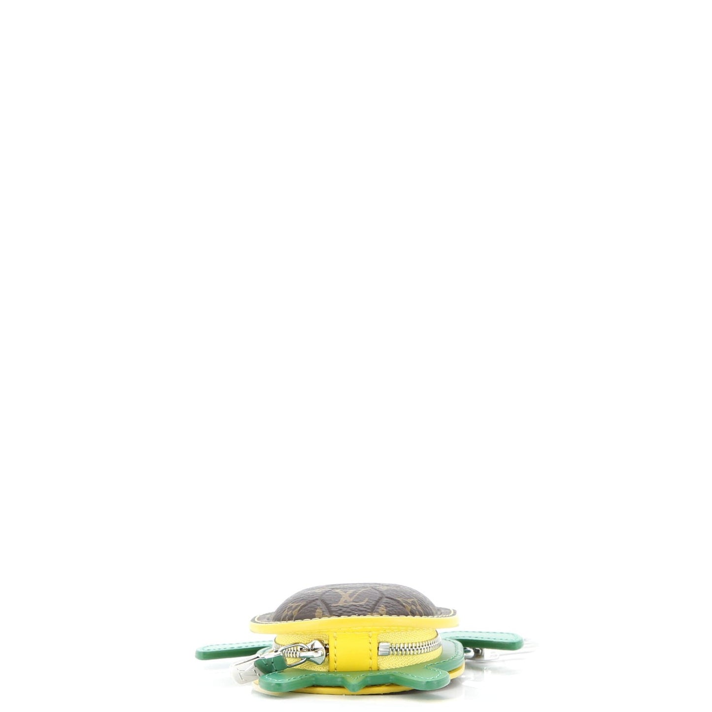 Louis Vuitton Turtle Pouch Bag Charm Monogram Canvas With Leather