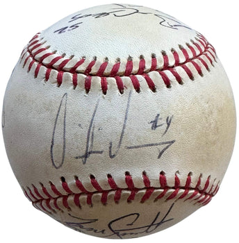 Atlanta Braves Multi Signed Autographed Official National League Baseball