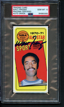 1970 Topps Walt Frazier Hof #106 Card Signed