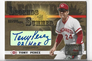 Tony Perez 2003 Donruss Legends Of Summer #Ls-39