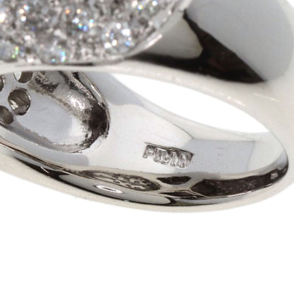 South Sea Black Pearl Pearl Diamond Ring Platinum