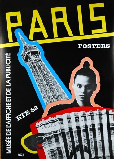 Paris Posters 1982  Original 1St Printing In Serigraphy Razzia 1982