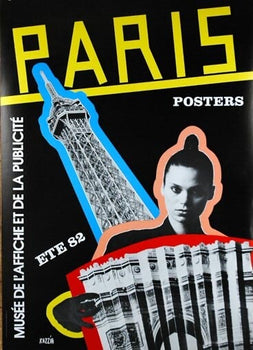 Paris Posters 1982  Original 1St Printing In Serigraphy Razzia 1982