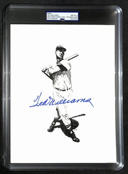 Ted Williams Signed/Auto 8X10 Photo/Print Red Sox