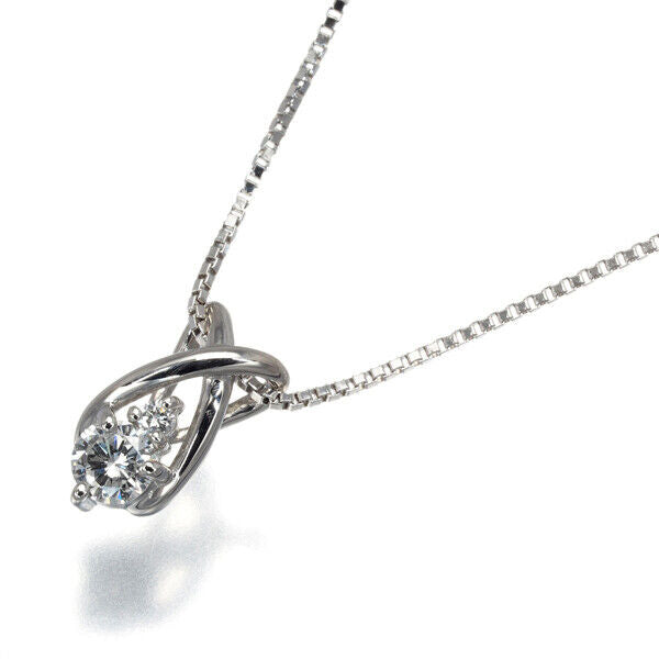Vendome Necklace Diamond 0.19Ct 900 850 Platinum