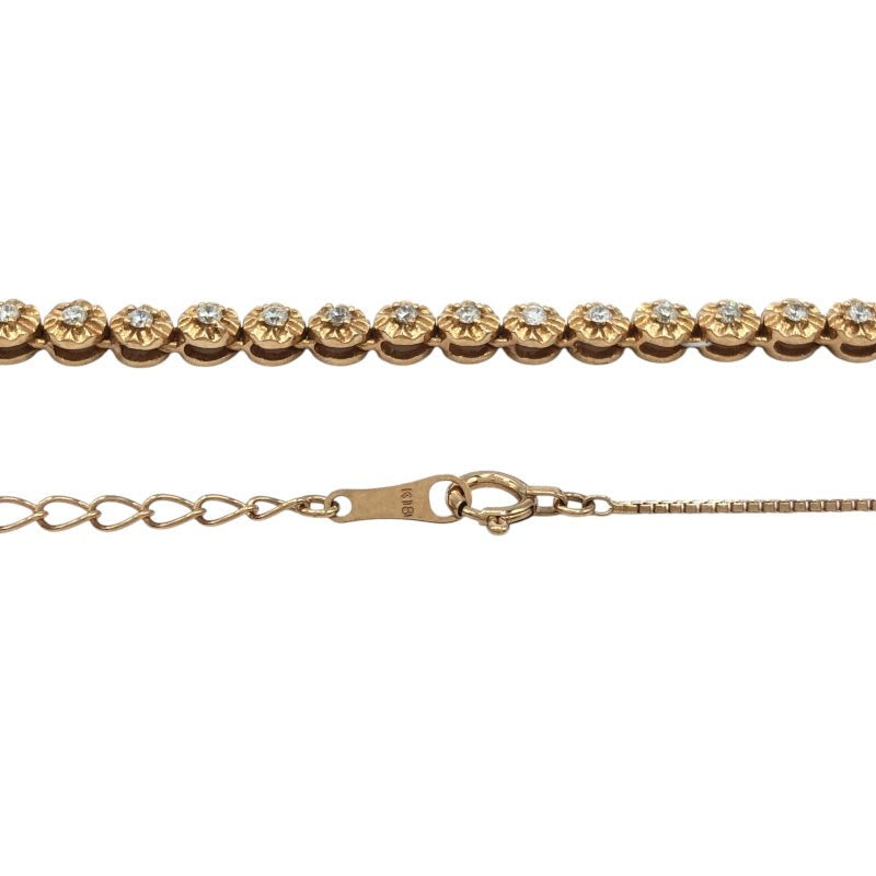 Diamond Necklace K18Pg