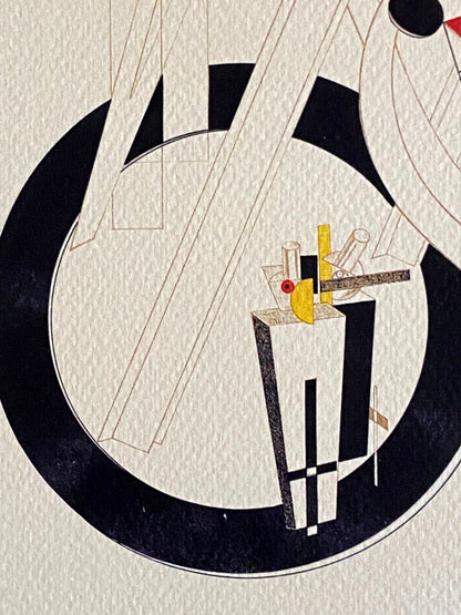 El Lissitzky Lithograph Moma Coa Published (Piet Mondrian Joan Mir