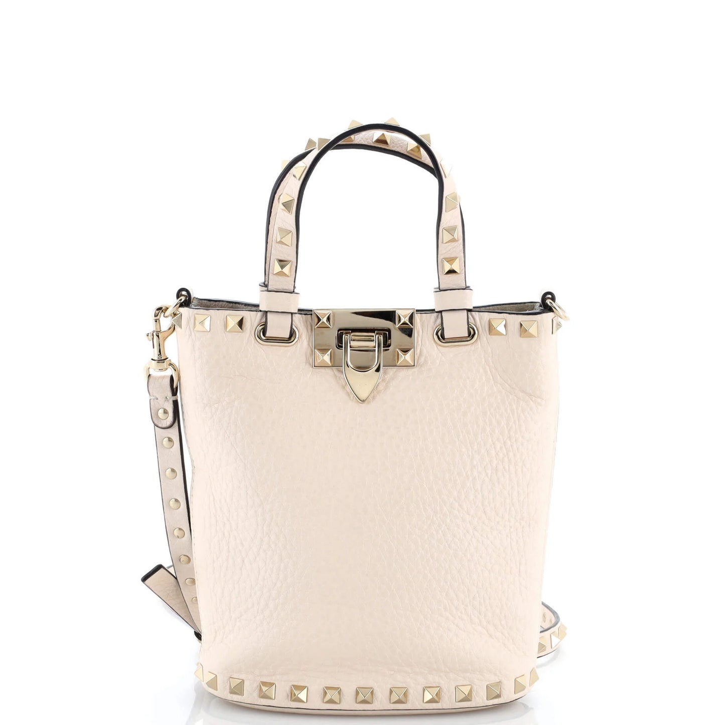 Valentino Garavani Rockstud Bucket Crossbody Bag Leather Mini