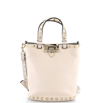 Valentino Garavani Rockstud Bucket Crossbody Bag Leather Mini