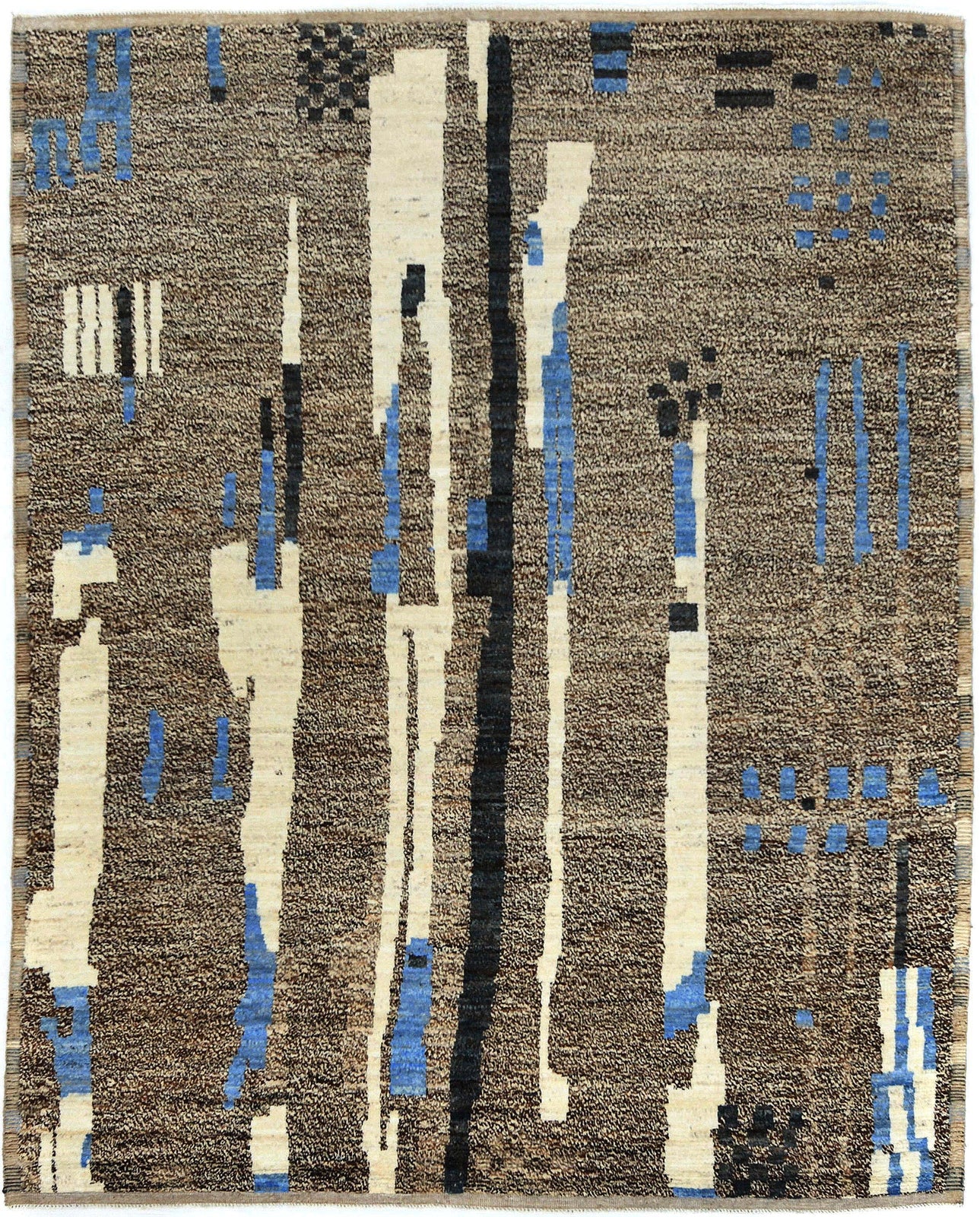 Contemporary Brown Abstract Style Moroccan Style