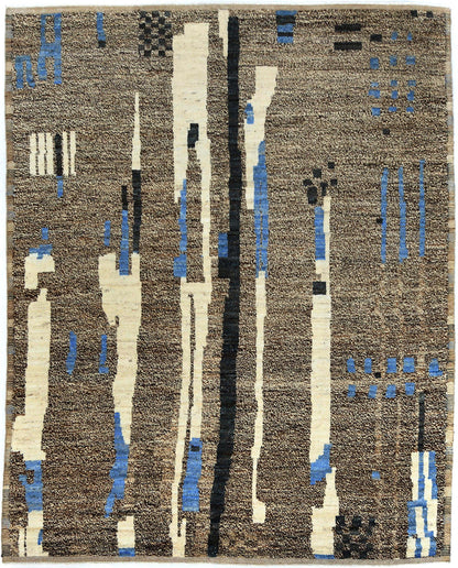 Contemporary Brown Abstract Style Moroccan Style